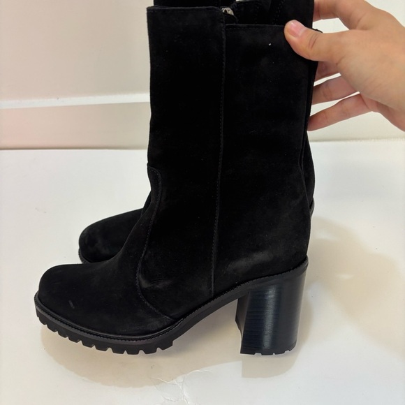 LA CANADIENNE  Peppa‎ Suede Bootie Ankle Sz 6 - Picture 5 of 11